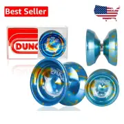 Expert Level Barracuda Yo-Yo - Unresponsive Aluminum Pro Yo-Yo in Blue/Splash