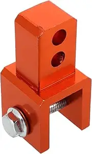 DINHEAROM Motorcycle Rear Shock Extender: 8mm Aluminum Alloy High Damping Device - Height Extension Absorber Riser for Enhancing Ride Comfort