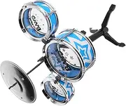 Totority Musical Development Kit Realistic Jazz Drum Set for Toddlers Early Learning Toy Drum Baby Music Instrument for Boys and Girls