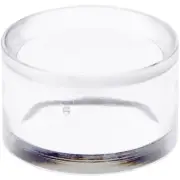Plymor Clear Acrylic Egg, Marble, Ball or Sphere Display Stand 0.75" H x 1.25" W