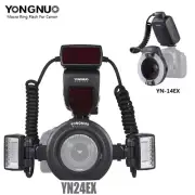 YONGNUO YN24EX E-TTL LED Marco Ring Flash Speedlite Light for Canon 5D 6D 7D