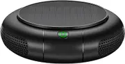 Air Purifier, Car Negative ion Air Purifier with Solar Panel 1200mAh Battery Quiet Air Cleaner for Home Car Office Allergies Pets Dust Pollen Hair Odors