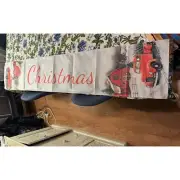 NWT Christmas Little Red Truck Barn Farm Holiday Table Runner 13 x 72