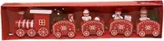 Mini Wooden Snowman Christmas Train Set Decorative Christmas Decorations for Home