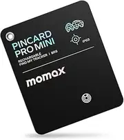 [MOMAX] Rechargeable Bluetooth Tracker, Key Finder IP68 Waterproof, Up to 328ft Range, Smart Tracking Tag for Keys, Bags, Luggage, Wallet and More, Mini Size, iOS Only