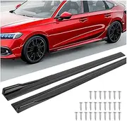 Universal 86.6 Inch Side Skirts Compatible for BMW F10 5 Series 535i 528i Sport 2011-2016 Extension Body Kit Apron Winglet