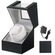 Automatic Single Watch Winder Case with Quiet Motor Fits Lady and Man Watch