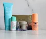 Mixed Skincare Shiseido, Dr Dennis Gross, Ultra Violette, Tula New, Authentic