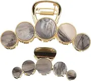 2pcs Alloy Hairpin Claw Clips Hair Clamp Women Hair Clips Hair Barrettes Hair Clips for Thin Hair Large Hair Clips for Thick Hair Metal Hair Clamp Claw Hair Clips