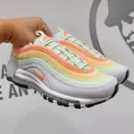 NIKE AIR MAX 97 白橘 螢光 霓虹燈 流線 線條 氣墊 夏天 CZ6087-100