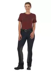 Kerrits Stretch Denim Extended Knee Patch Bootcut Breech