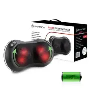 Neck Back & Lower Back Massager with Heat | Shiatsu Heated Pillow Massager | ...