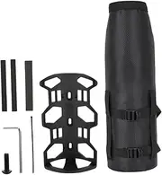 BELLIFFY 1 Set Frame Bag Bicycle Cycling Bike Frame Bags Storage Fork Front Multi Accessories for Bikes Pannier Carrier Handlebar Under Seat Pouch - Polyester Black