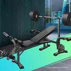 Finex Weight Bench Press Home Gym Systems 8In1 Multi-Station Fitness Chair St...
