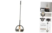 Black Half-Globe Glass Pendant Light, 7.1'' Half-Globe Smoke Grey Glass and