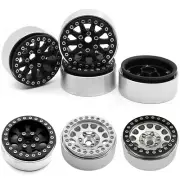 1.9 inch Aluminum Beadlock Wheel Rims Hubs for Axial SCX10 D90 TRX4 1/10 RC Car