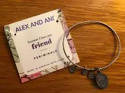 Alex and Ani Bracelet - Because I Love You Friend Periwinkle A16EB13ROG