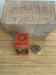 Vintage Home Canner Mason Caps Canning Jar New in Box Antique Old Stock Case 108