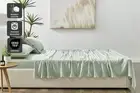 Matt Blatt Bamboo Cotton Bed Sheet Set (Green, Single), Bed Sheets, Bed & Bath