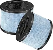 KAZETEC MK-01& MK-06 TZK1 True HEPA Filter Replacement for MK-01 MK-06 MG01JH MJ012H,to-Life TZK1,Fre Aire KN6391,HAP601,MJ001H,DH-JH01 Air Purifier for Home, Blue, 2 Pack