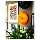 IKEA VARMBLIXT LED Table/Wall Lamp Orange Glass/Round Donut Shaped AU PLUG ✅NEW✅