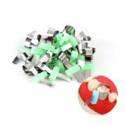 20 Pcs Dental Forming Sheet Retainerless Sectional Matrices Bands Green Child 8m