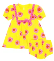 [Stella McCartney Kids] Stella McCartney Kids Baby dress and bloomers set M 6 multicoloured