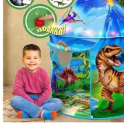 Dino Paradise Play Tent with ROAR Button & LED Lights - Ultimate Adventure Zone!