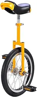 24/20/18/16 Inch Wheel Unicycle for Tall People/Kids/Adult, Starter Beginner Uni-Cycle Outdoor Sports Balance Cycling, 4 Colors Optional Durable TDF