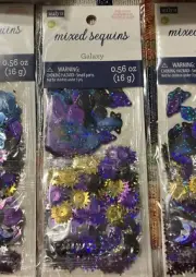 Galaxy Moons Stars Sun Sequins Confetti Crafts Resin Party Scatter Sewing 16g