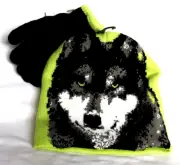 Joe Boxer Youth Wolf Beanie and glove set, Size L/XL (8-16)