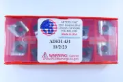 NEW BOX ( 10 ) A.B. TOOLS ADEH 431 CARBIDE INSERTS MILLING SHEAR HOG CNC TOOLS