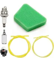 laffoonparts 530037793 Air Filter Primer Bulb Spark Plug Replacement for McCulloch 2000 3200 3500 3516 3210 MS1432 MS1435 MS1635NAV Chainsaw Parts