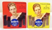NOS Vtg 1950s NELLIE MARTIN Sure Lock Coiffure Keys Bobby Hair Pins~ 32 per Card