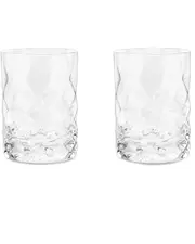 Viski Raye Gem Set of 2 Crystal Tumblers