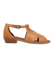 [Easy Steps] Laguna Sandals in Cognac Leather