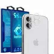 [2 PACK] For Apple iPhone 16 /16Plus Camera Lens Tempered Glass Protector Guard - (Clear)
