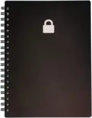 Nokingo Spiral Password Book with Tabs - 5x7 inch Password Organizer with Tabs