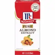 McCormick Pure Almond Extract, Sealed - Old Stock, 1 Fl Ounce Bottle