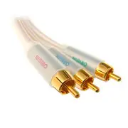 Neotech Origin High End 8mm Component Video Cable 3 RCA 75 Ohm Gold Plated