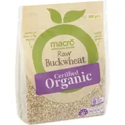Macro Organic Buckwheat Raw 500g