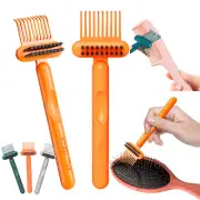2-in-1 Hair Brush Cleaner Rake,Comb Cleaner Delicate Cleaning Tools,Removes Hair