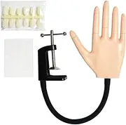 Ysyqkn Nail Practice Hand with Stand for Beginners And Photo Props