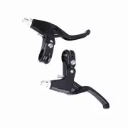 (Black)1 Pair Aluminium Alloy Mountain Bike Bicycle Cycling Brake Level Hand DP