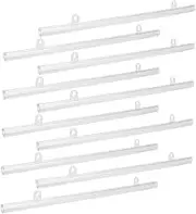 EXQUIMEUBLE 10pcs Suspension Rod Paint Painting Mount Bar Poster Poster Frame Mount Hang Wall Poles Strip Plastic Hanging Wall Frame Support Holder Artwork Pvc Display Dowel White Pvc