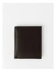 [Blaq] Credit Card Portrait Fold Wallet in Brown