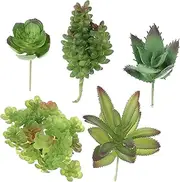 Artificial Succulents Unpotted 1 Set Diverse Fake Succulents for Office Decor No Watering Required