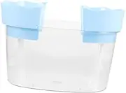 Turtle Tank Plastic Aquarium for Betta Fish Desktop Fish Bowl Creative Aquarium Decor for Home Office and Parties