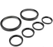 XEDLAMP Motorcycle Speedometer Trim Gauge Bezel Cover Kit Instrument Rings, for Harley, Electra Glide Street Glide Tour Glide 1996-2013 Motorcycle Speedometer Trim Ring(Black)