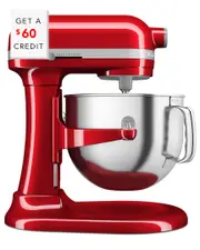 KitchenAid 7qt Bowl Lift Stand Mixer with $60 Credit